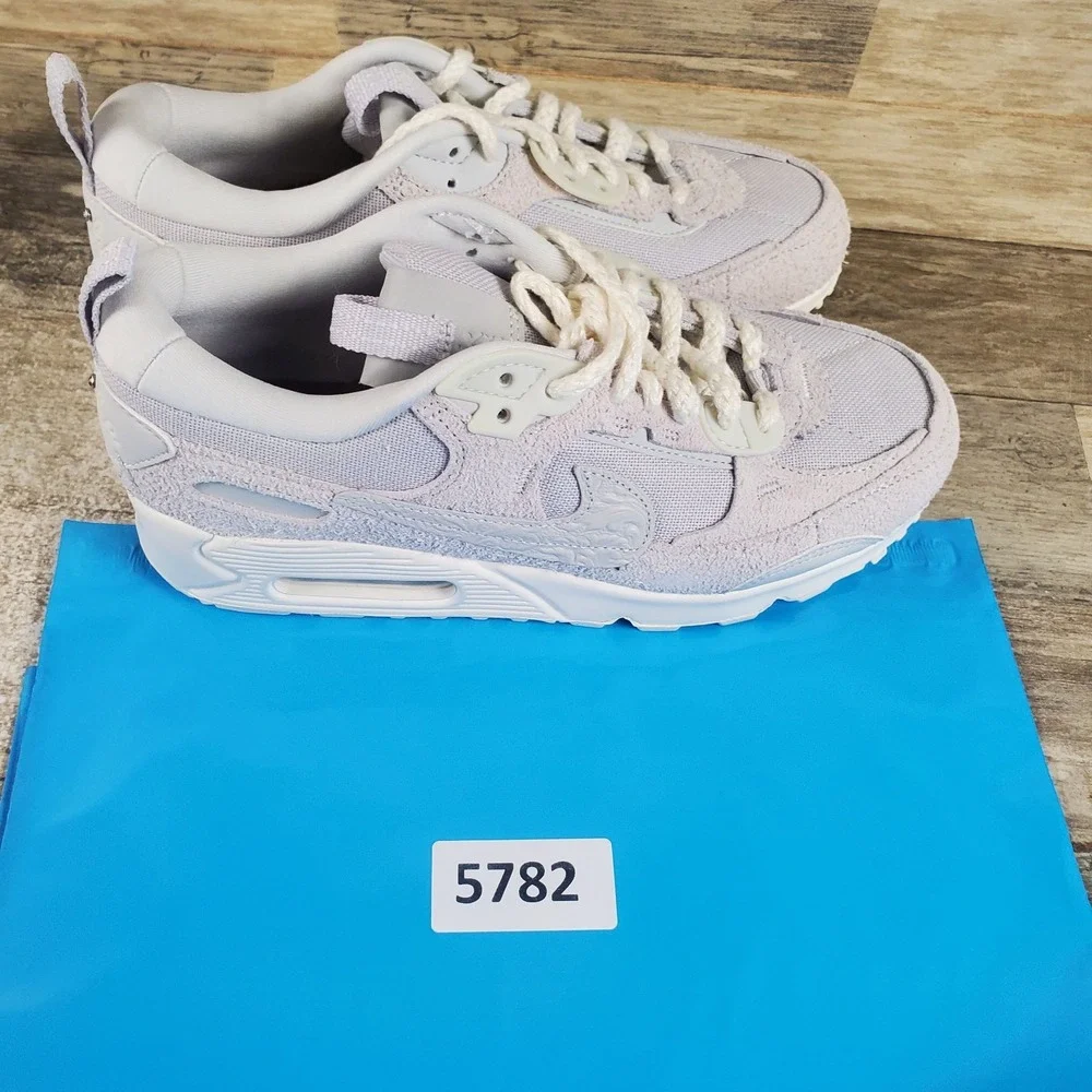 Nike Air Max 90 Futura Womens Shoes Sz 8 Running Photon Dust Lace-Up Sneakers